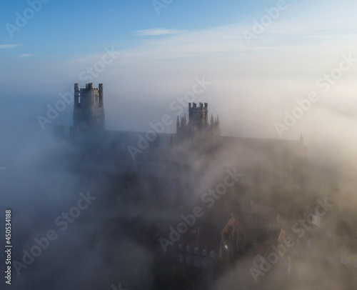 ELy Cathedral on a misty morning  16th June 2020