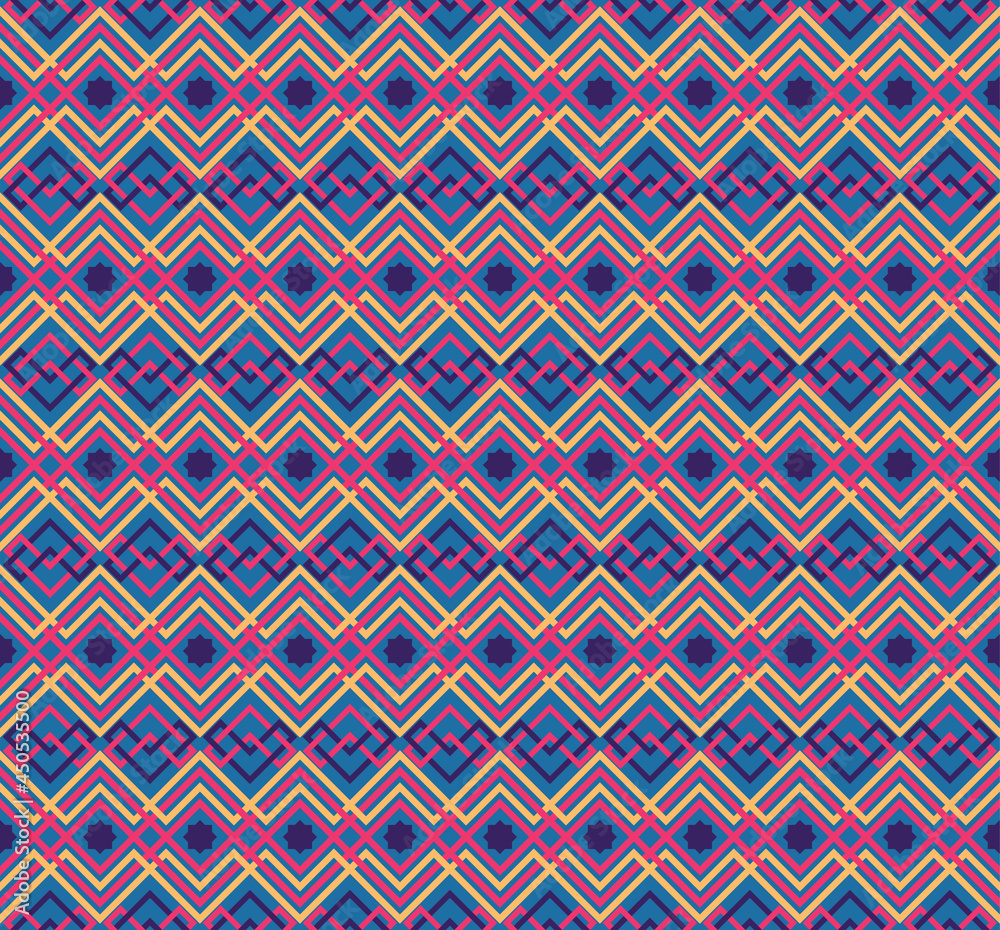 Ethnic fabric texture pattern Abstract Geometric Vector oriental illustration retro embroidery repeating Ethnic fabric texture pattern Abstract Geometric Vector oriental illustration retro embroidery repeating