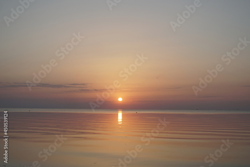 sunrise at sea  © taraskobryn