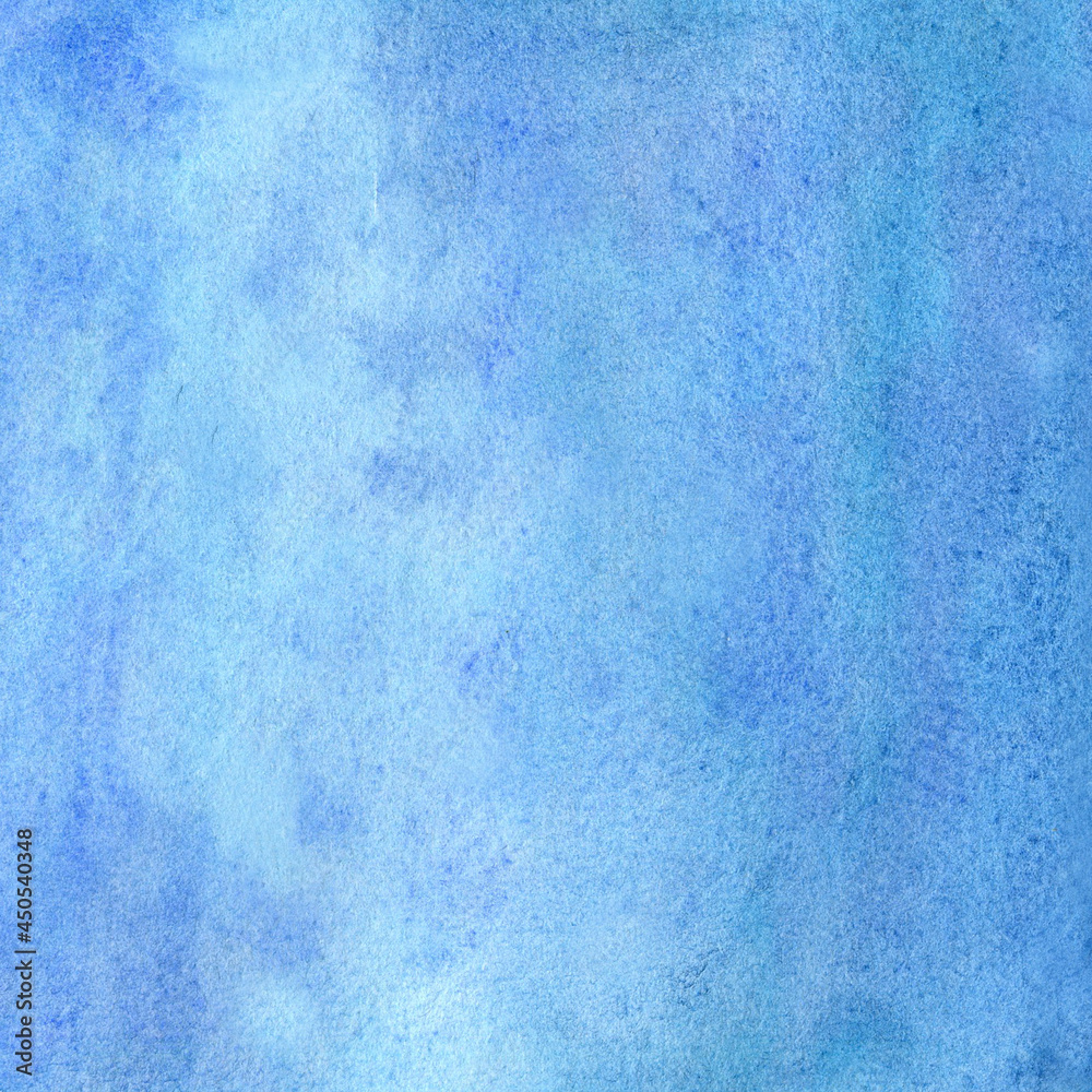 Blue watercolor background with spots, dots, blurred circles Blue watercolor background with spots, dots, blurred circles