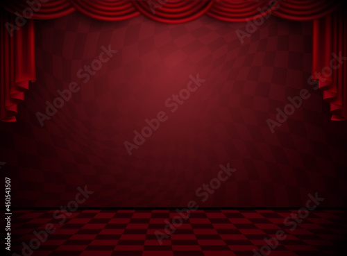 Wonderland room vector background