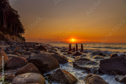 Sunset on the Baltic Sea