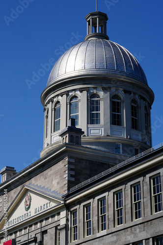 The Domed Roof Of The Bonsecours Market In Montreal Old Montreal Quebec Canada photo