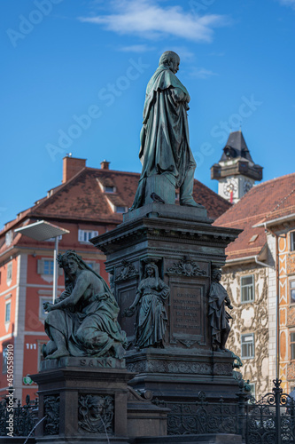 statue on Graz main square