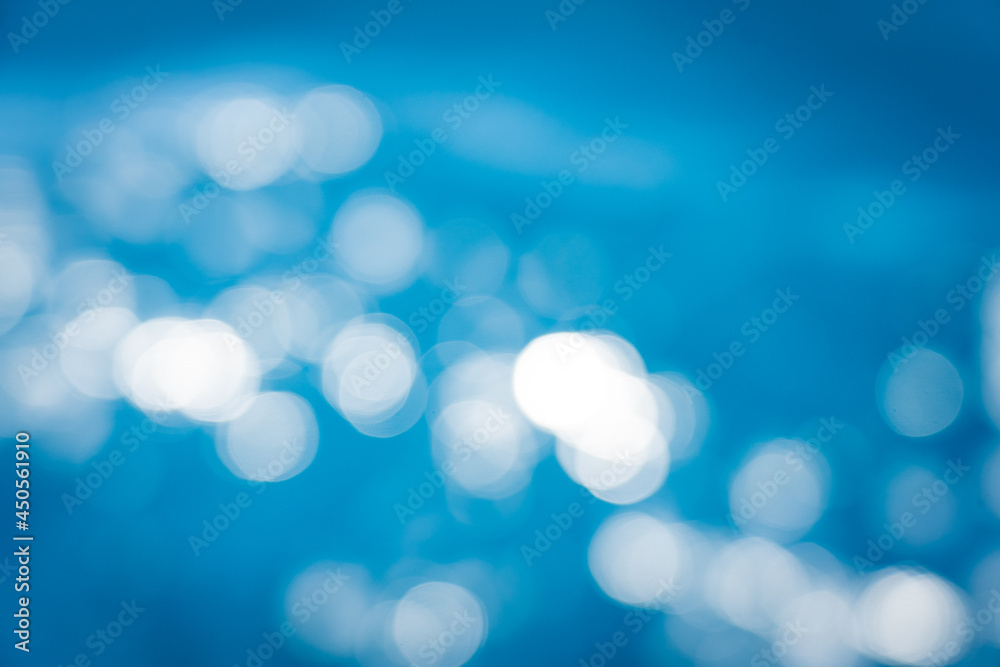 Blurred Lights on abstract blue background.Texture and Pattern wallpaper backgrounds.concept with copy space.