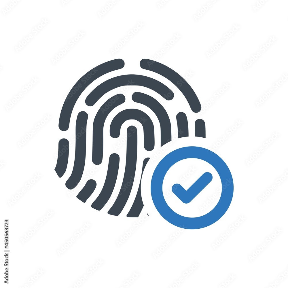 Check fingerprint icon Check fingerprint icon