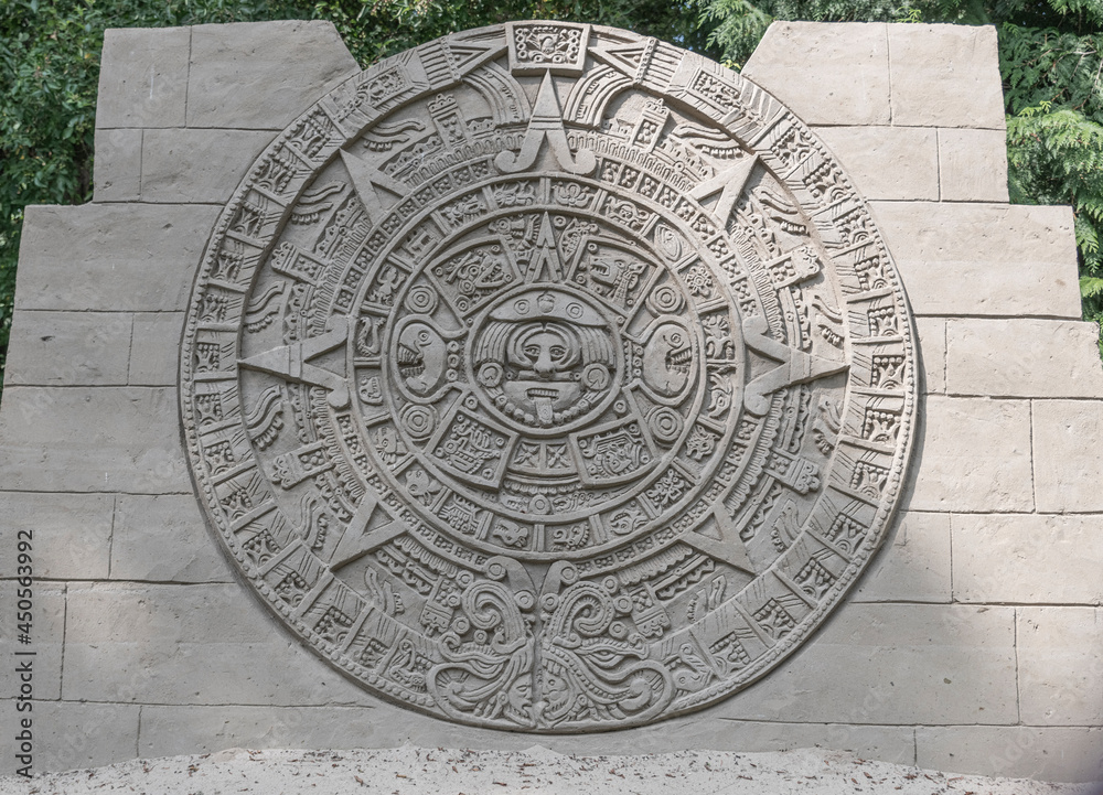 the maya calendar made from sand
