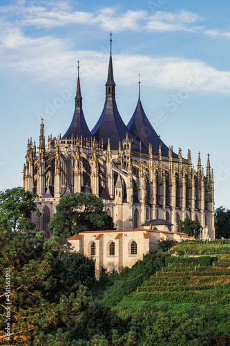St. Barbara gothic cathedral in Kutna Hora, Bohemia