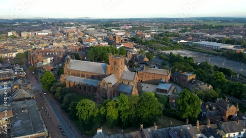 Carlisle Cathedral, England UK 4K footage
