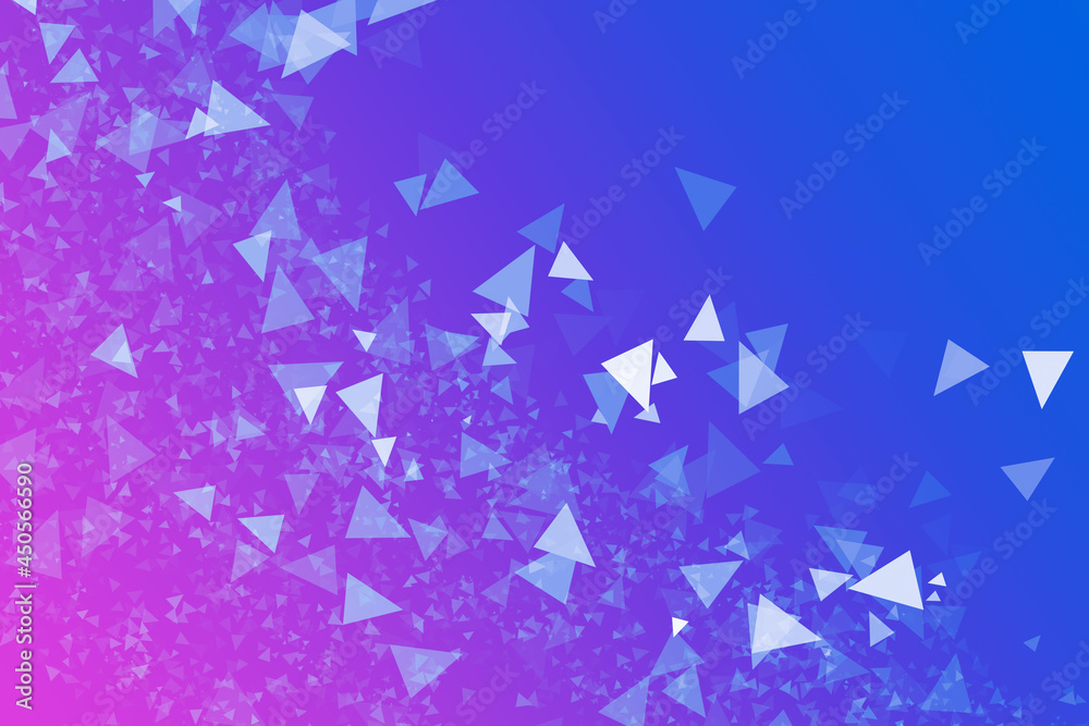 Fototapeta premium Abstract Geometric Background Wallpaper Blue/Pink