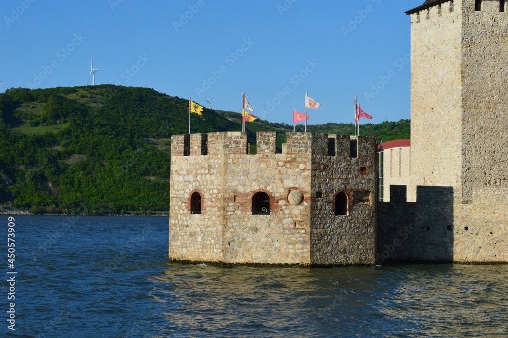 old fortress on the Danube River