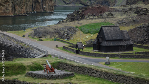 Stafkirkjan, the stave church, Heimaey, Vestmannaeyjar islands, Iceland