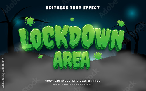 scary text effect
