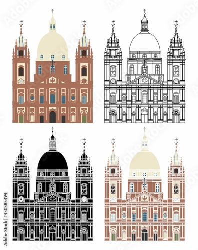 Candelaria Church in Rio de Janeiro, Brazil