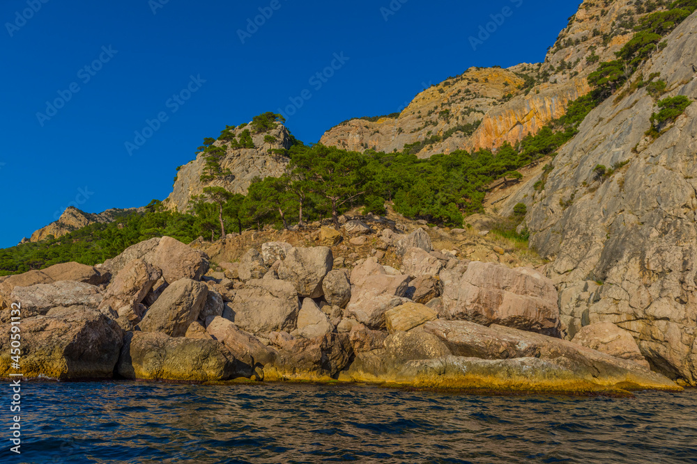 rocks and sea near Balaklava rocks and sea near Balaklava