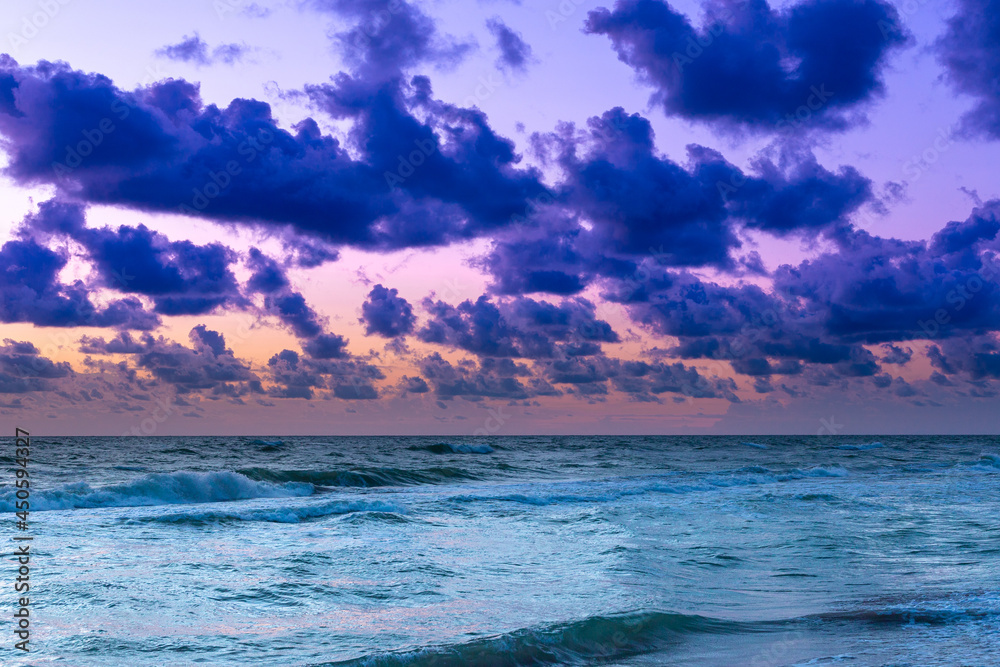 Beautiful colorful clouds 