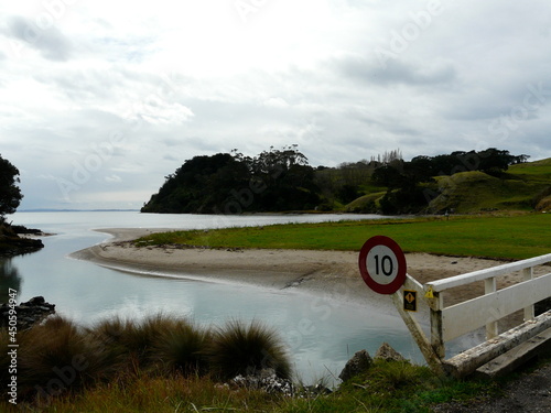 Motutapu Island in New Zealand photo