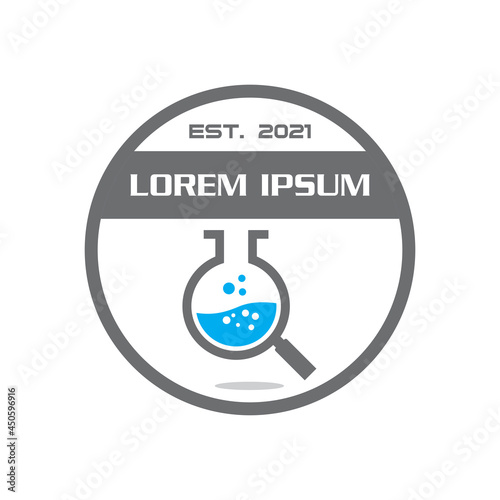 laboratory logo , medical logo vector