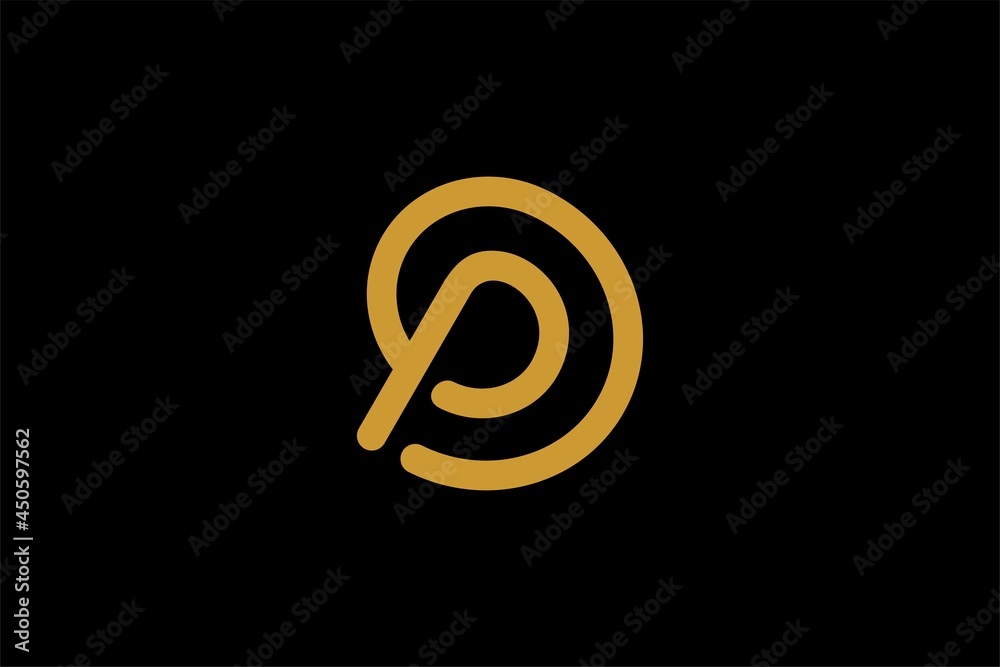 Kidney logo design vector. Letter P line abstract symbol. Monogram P in circle vector icon. Medical care sign. Kidney logo design vector. Letter P line abstract symbol. Monogram P in circle vector icon. Medical care sign.