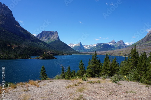 Saint Mary Lake at Glaciers National Park