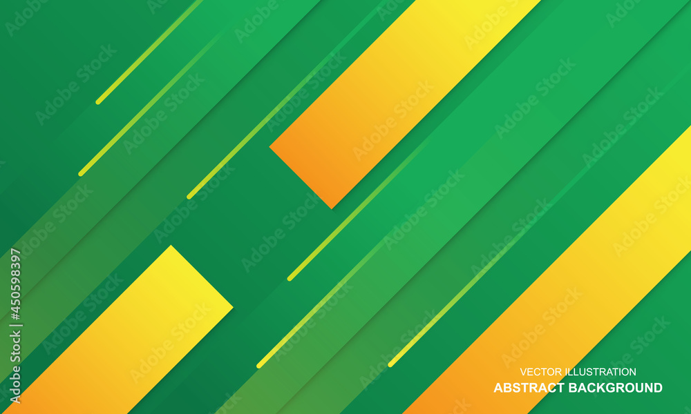 Obraz premium Modern abstract background green and yellow color