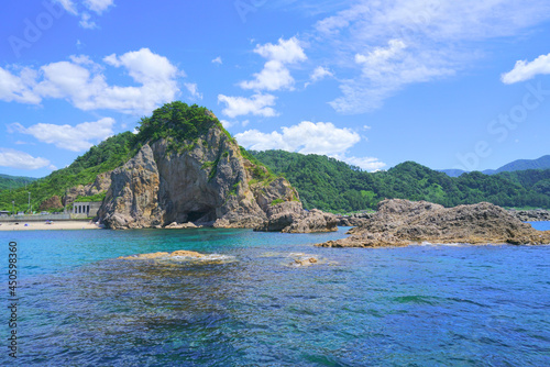 Sasagawanagare Coastline, Murakami City, Niigata Pref., Japan photo