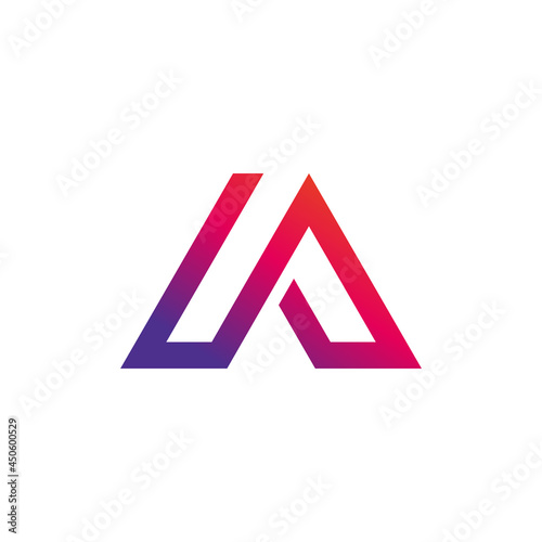 Free Download a logo letter icon vector isolated - GFXLoad