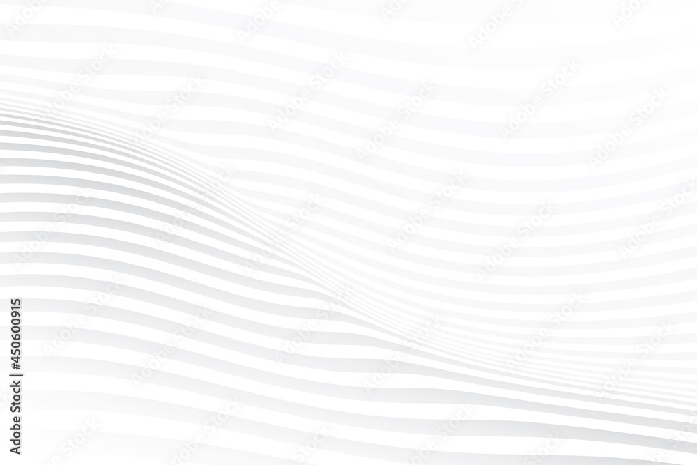 Abstract  white and gray color, modern design background with geometric shape. Vector illustration.