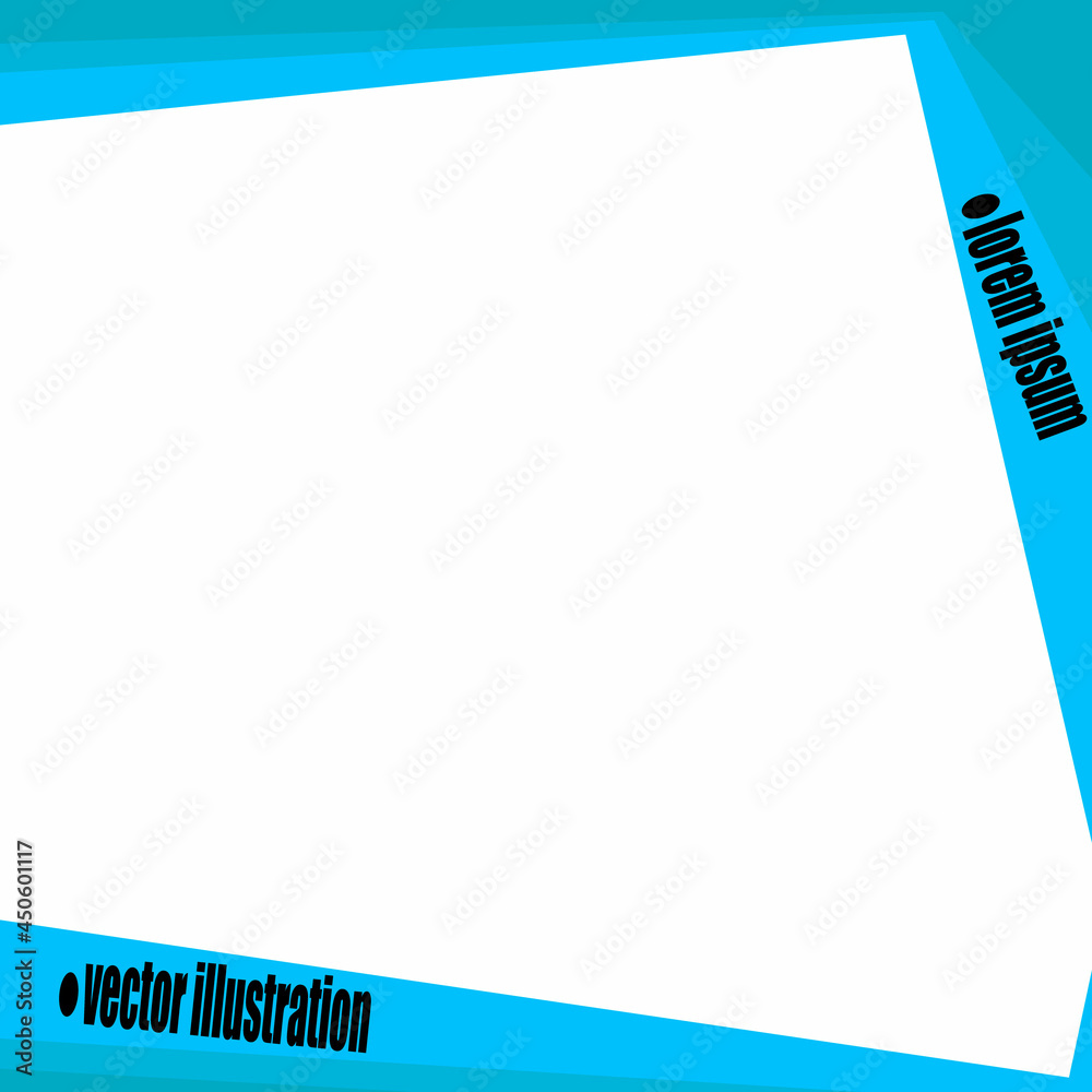 A modern stylish frame for advertising various businesses. A frame of blue shades. A modern stylish frame for advertising various businesses. A frame of blue shades.