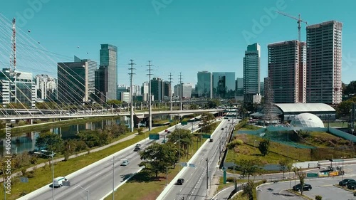 downtown city