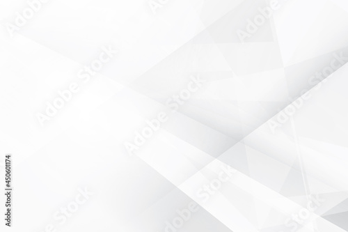 Abstract white and gray color, modern design background with geometric shape. Vector illustration.