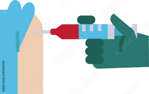 Injection icon. Covid concept icon style