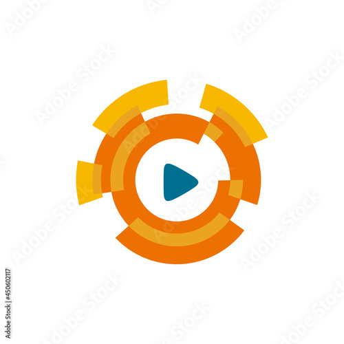Free Download Play logo icon vector isolated - GFXLoad