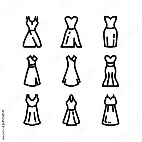 dress icon or logo isolated sign symbol vector illustration - high quality black style vector icons 