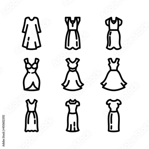 dress icon or logo isolated sign symbol vector illustration - high quality black style vector icons 