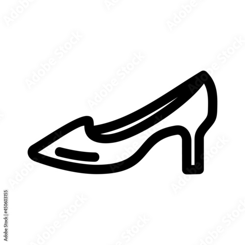 high heels icon or logo isolated sign symbol vector illustration - high quality black style vector icons
