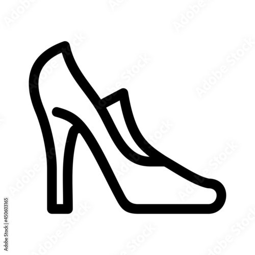 high heels icon or logo isolated sign symbol vector illustration - high quality black style vector icons
