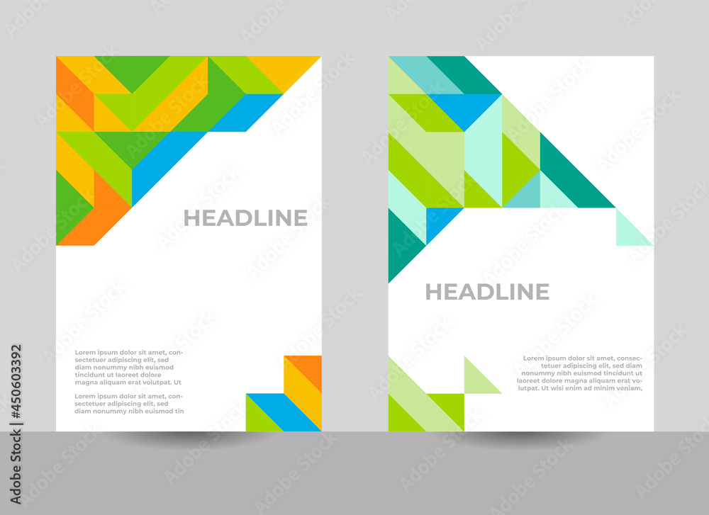 annual report cover design, brochure company design, cover , geometric cover design