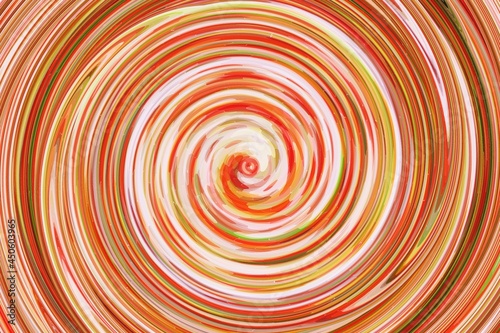 red and yellow spiral