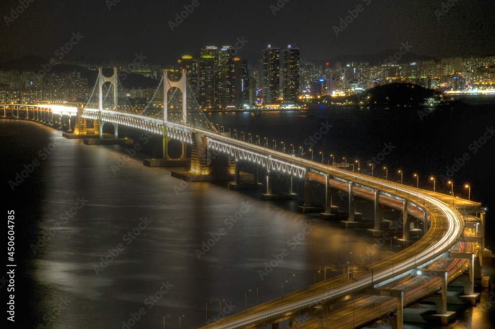 Gwangandaegyo Bridge Night View