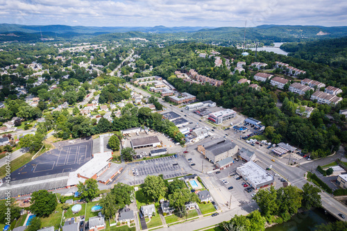 Aerial Landscape of Pompton Lakes New Jersey  photo