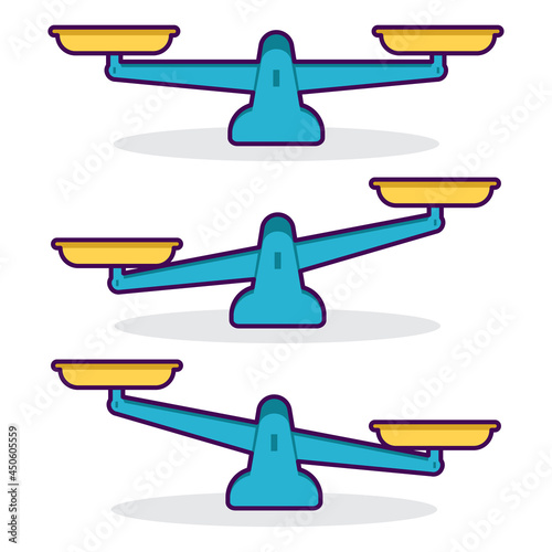 Obraz na płótnie Scales icon. Scales Vector stock illustration