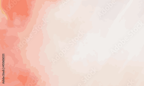 Hand painted watercolor sky and clouds, abstract watercolor background, vector illustration