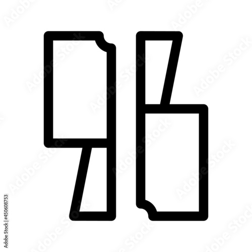 hunting knife icon or logo isolated sign symbol vector illustration - high quality black style vector icons
