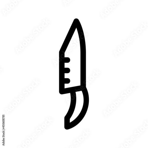 hunting knife icon or logo isolated sign symbol vector illustration - high quality black style vector icons
