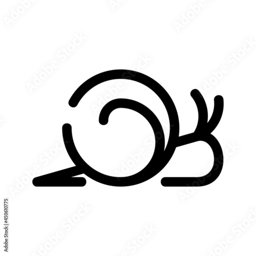 snail icon or logo isolated sign symbol vector illustration - high quality black style vector icons
