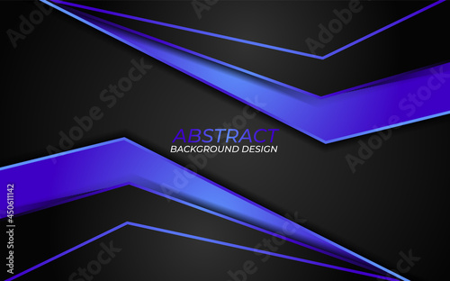 Abstract dark background combination with gradient blue