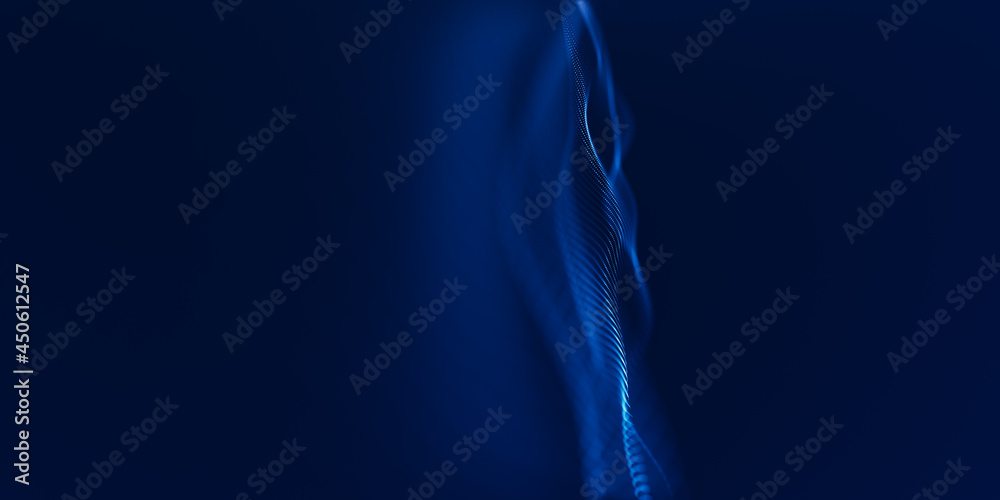 Abstract colorful digital particles wave with bokeh and light background, 3d render wave line dot background, line wave light glowing effect particular background. Abstract colorful digital particles wave with bokeh and light background, 3d render wave line dot background, line wave light glowing effect particular background.
