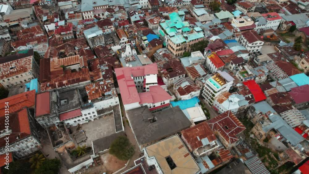 Aerial view of Zanzibar Island in Tanzania. Aerial view of Zanzibar Island in Tanzania.