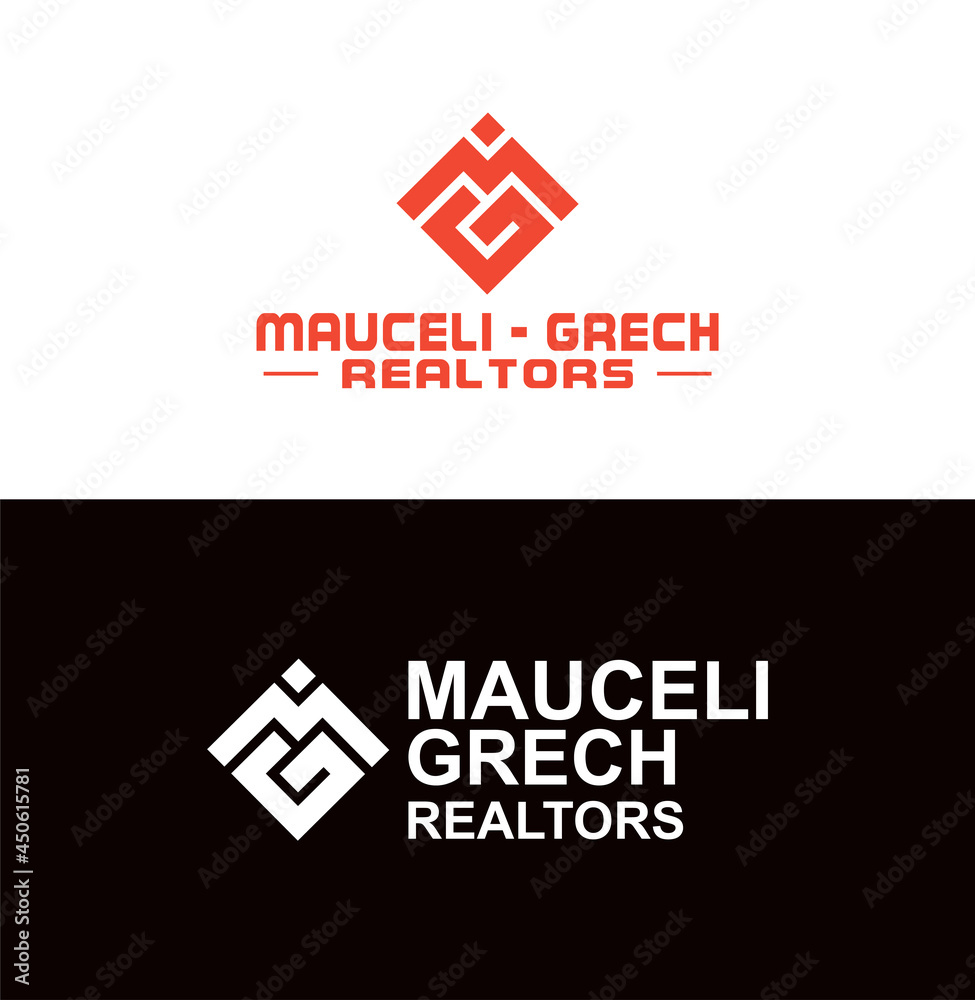 Fototapeta premium design, letter, letter mg, line, lines, mg, monogram, red, simple, vector 